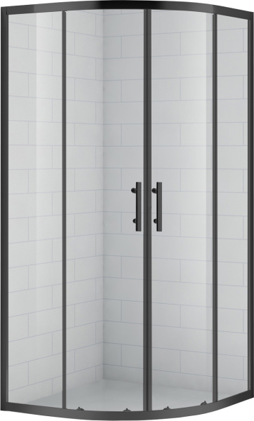 Душевой уголок Cezares Eco O R 2 90 C NERO фото в интернет-магазине «Wasser-Haus.ru»