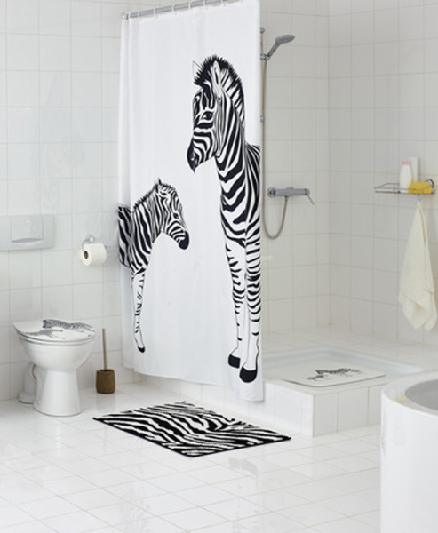 Штора для ванной Ridder Zebra 42311 фото в интернет-магазине «Wasser-Haus.ru»