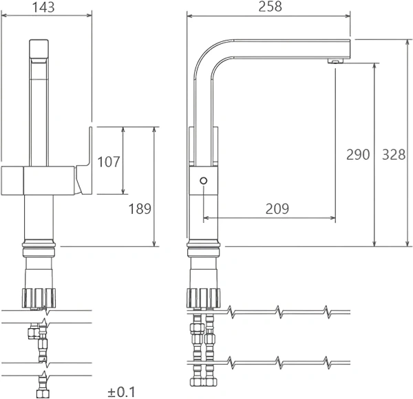 Смеситель для кухни Shouder Atlantic 0320504 фото в интернет-магазине «Wasser-Haus.ru»
