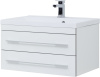 Мебель для ванной Aquanet Верона 75 подвесная белая фото в интернет-магазине «Wasser-Haus.ru»