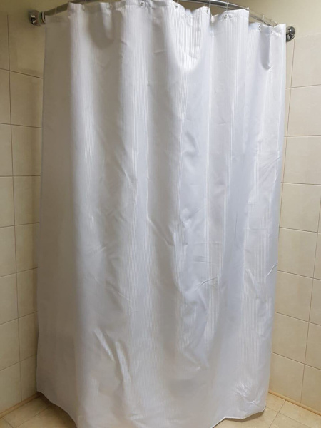 Штора для ванной Bath Plus SKTL-01 белая фото в интернет-магазине «Wasser-Haus.ru»