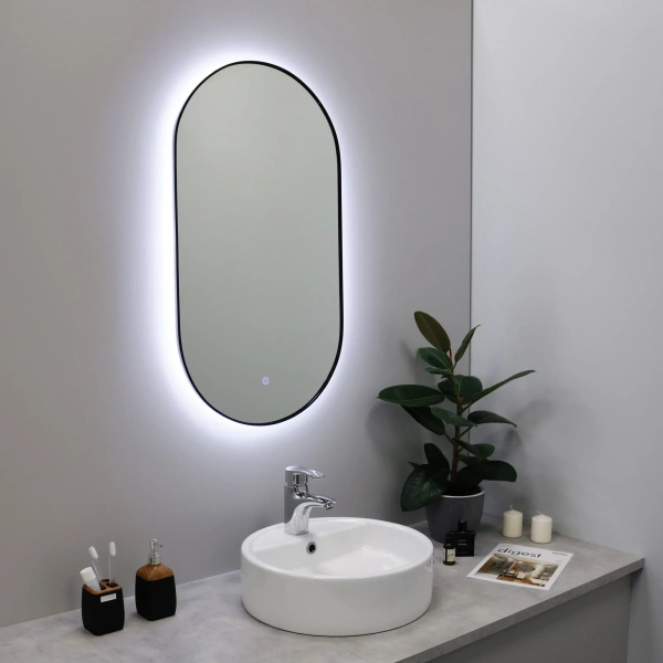 Зеркало Fixsen 3000 FX-3120B 50х120, с подсветкой фото в интернет-магазине «Wasser-Haus.ru»