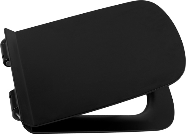 Крышка-сиденье BelBagno Sela BB3201SC-MB матовая черная фото в интернет-магазине «Wasser-Haus.ru»