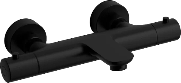 Термостатический смеситель Raiber Graceful RPB-008 для ванны с душем, черный фото в интернет-магазине «Wasser-Haus.ru»