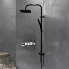 Душевая стойка Damixa Eclipse 931000300 черный фото в интернет-магазине «Wasser-Haus.ru»