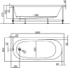 Акриловая ванна Kolpa San Tamia 180x80, с каркасом фото в интернет-магазине «Wasser-Haus.ru»