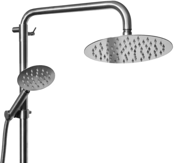 Душевая стойка Wisent W3501, сатин фото в интернет-магазине «Wasser-Haus.ru»