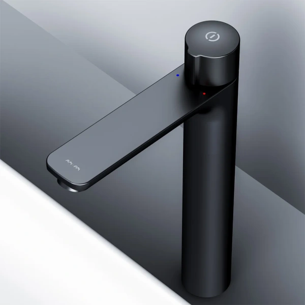 Смеситель для раковины AM.PM X-Joy TouchReel F85A92522 черный фото в интернет-магазине «Wasser-Haus.ru»