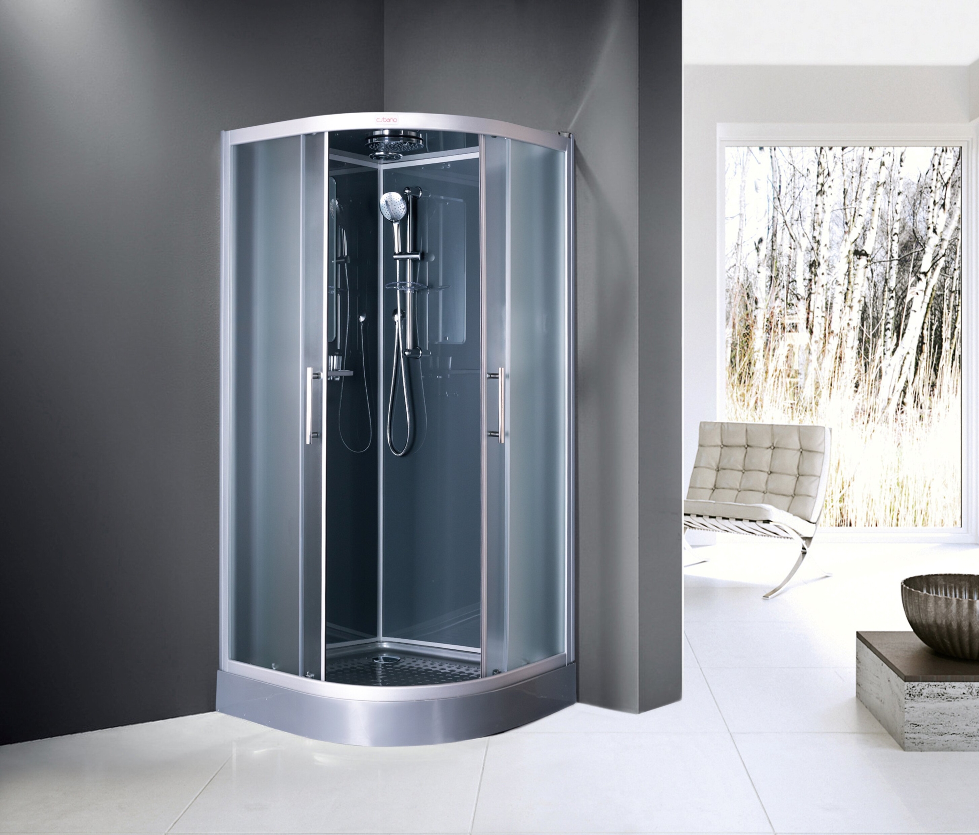 Душевая кабина Esbano ESKG90CR фото в интернет-магазине «Wasser-Haus.ru»