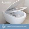 Комплект Унитаз подвесной Aqueduto Ovo OVO0110 безободковый, с микролифтом, белый глянцевый + Инсталляция EWRIKA ProLT 0026-2020 + Кнопка 0042 белая фото в интернет-магазине «Wasser-Haus.ru»