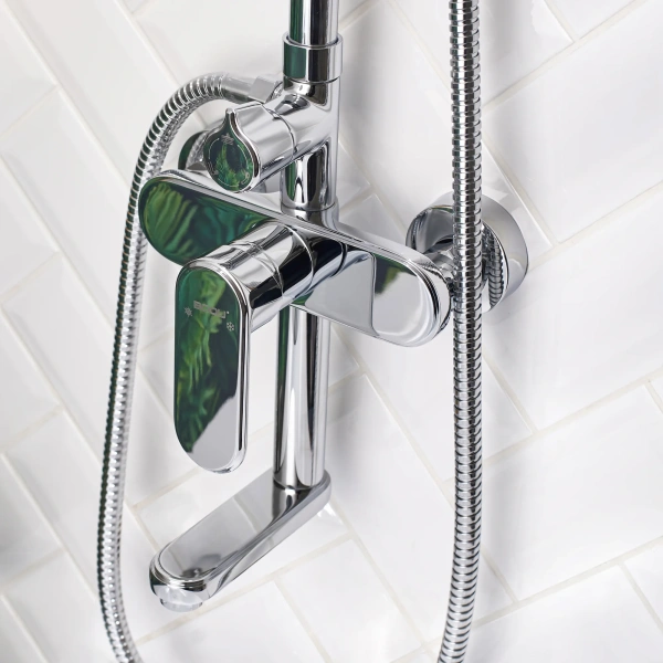 Душевая стойка BOOU B7077SB-31 хром фото в интернет-магазине «Wasser-Haus.ru»