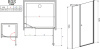 Душевая дверь в нишу Radaway EOS DWS 37992-01-01NR 120 R фото в интернет-магазине «Wasser-Haus.ru»