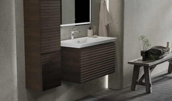 Мебель для ванной Raval Meier 85, каштан фото в интернет-магазине «Wasser-Haus.ru»