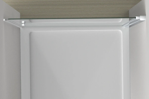 Душевая дверь в нишу Vincea Alpha VDP-3AL700MT 70 см, стекло текстурное, хром фото в интернет-магазине «Wasser-Haus.ru»