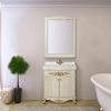 Мебель для ванной Misty Верона 80 напольная, слоновая кость патина фото в интернет-магазине «Wasser-Haus.ru»