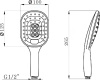Душевая лейка Argo Mars AGD 20.1309 B фото в интернет-магазине «Wasser-Haus.ru»