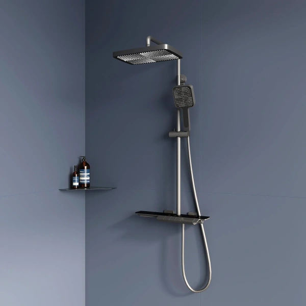 Душевая стойка RGW Shower Panels SP-34-Gr, серая фото в интернет-магазине «Wasser-Haus.ru»