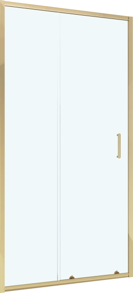 Душевая дверь в нишу Niagara Nova NG-42-10AG 100 см профиль золото, стекло прозрачное фото в интернет-магазине «Wasser-Haus.ru»