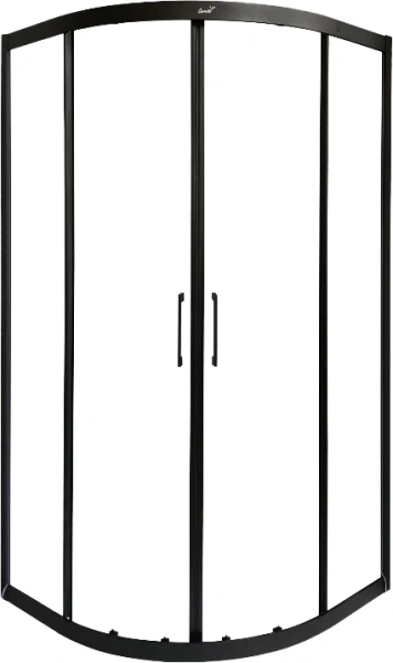 Душевой уголок Cerutti Spa Viva 100B 100x100, профиль черный фото в интернет-магазине «Wasser-Haus.ru»