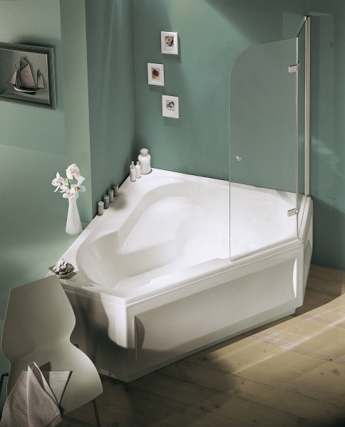Акриловая ванна Jacob Delafon Bain-Douche E6221RU 145x145 R фото в интернет-магазине «Wasser-Haus.ru»