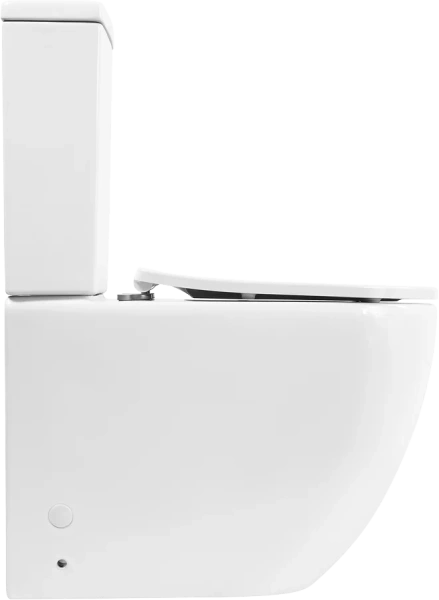 Унитаз-компакт BelBagno Amanda BB051CPR безободковый, крышка BB2031SC с микролифтом, бачок BB051T фото в интернет-магазине «Wasser-Haus.ru»