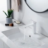 Смеситель для раковины Shevanik S6101C, белый фото в интернет-магазине «Wasser-Haus.ru»