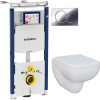 Комплект  Система инсталляции для унитазов Geberit Duofix Sigma 12 Plattenbau 111.362.00.5 + Унитаз подвесной AM.PM Tender C45A1739SC + Кнопка смыва G фото в интернет-магазине «Wasser-Haus.ru»
