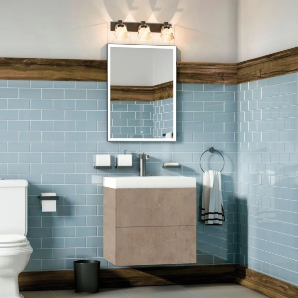 Тумба с раковиной Art&Max Verona-Push 70 камень светлый фото в интернет-магазине «Wasser-Haus.ru»