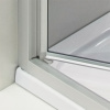 Душевой уголок GuteWetter Practic Square GK-402 левая 95x95 см стекло бесцветное, профиль матовый хром фото в интернет-магазине «Wasser-Haus.ru»