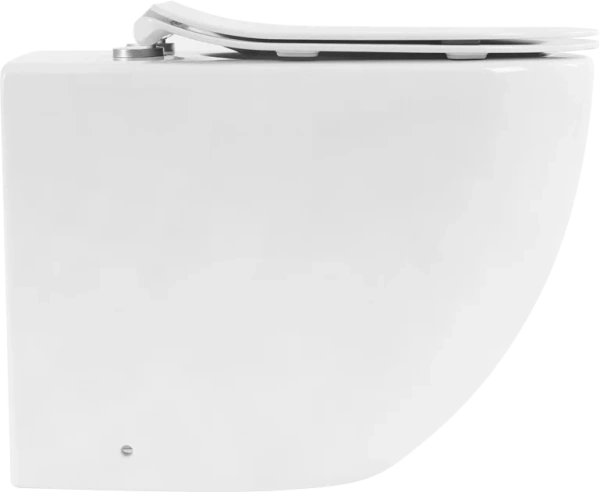 Унитаз приставной BelBagno Sfera-r BB2141CBR безободковый, крышка BB2034SC с микролифтом фото в интернет-магазине «Wasser-Haus.ru»