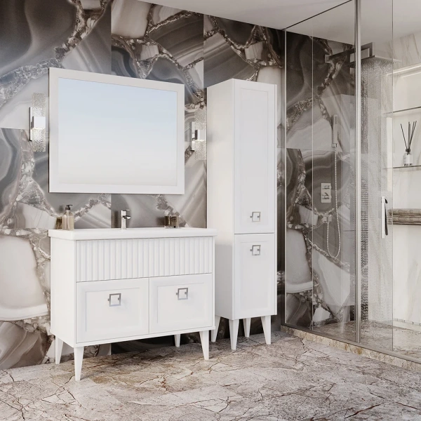 Зеркало ASB-Woodline Риола 100 фото в интернет-магазине «Wasser-Haus.ru»