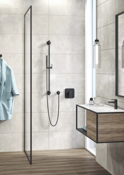 Смеситель для раковины Kludi Pure&Style 402903975 черный матовый фото в интернет-магазине «Wasser-Haus.ru»