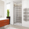 Душевая дверь в нишу GuteWetter Trend Door GK-862BP правая 95 см стекло бесцветное Two, профиль хром фото в интернет-магазине «Wasser-Haus.ru»