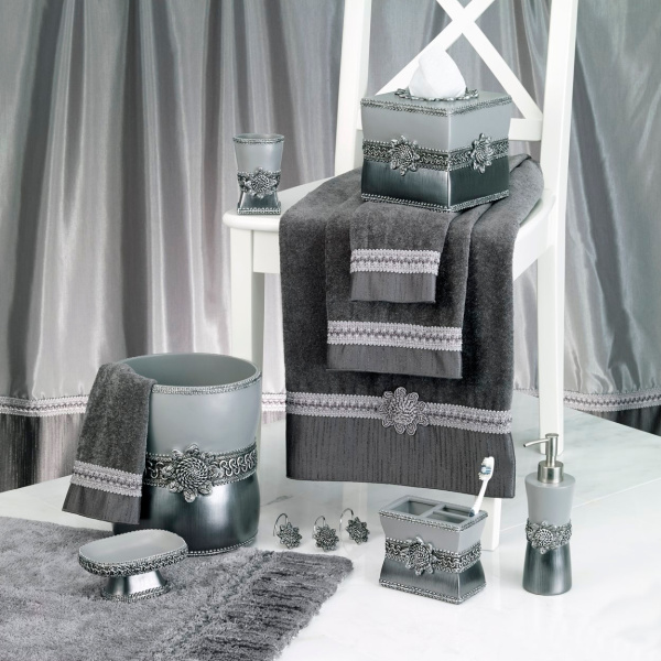 Мыльница Avanti Braided Medallion Silver фото в интернет-магазине «Wasser-Haus.ru»