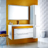 Мебель для ванной Iddis Color Plus 90 белая, горчичная фото в интернет-магазине «Wasser-Haus.ru»