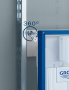 Комплект  Система инсталляции для унитазов Grohe Rapid SL 38750001 4 в 1 с кнопкой смыва + Крышка-сиденье Roca Meridian 8012A2004 с микролифтом, петли фото в интернет-магазине «Wasser-Haus.ru»