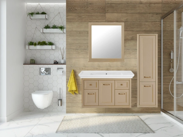 Зеркало ASB-Woodline Толедо 105 капучино фото в интернет-магазине «Wasser-Haus.ru»