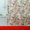 Штора для ванной Bacchetta 180х200 Lettere фото в интернет-магазине «Wasser-Haus.ru»