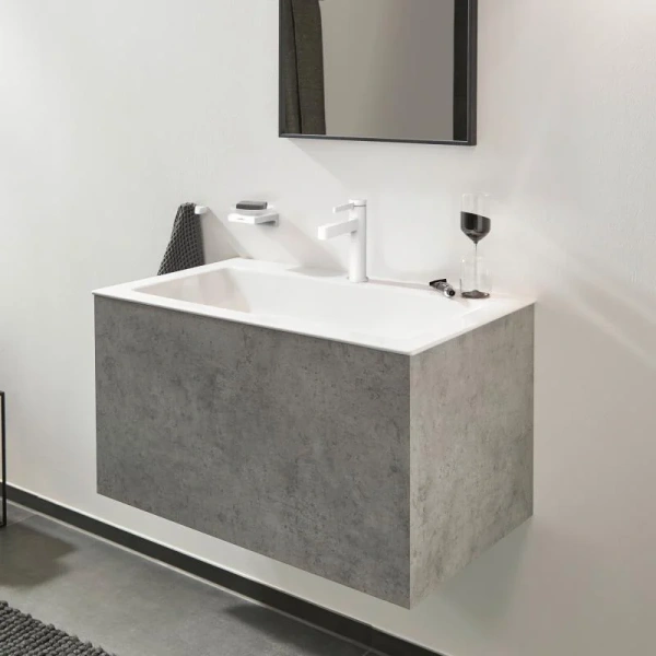 Кран Hansgrohe Finoris 100 76013700 для раковины, матовый белый фото в интернет-магазине «Wasser-Haus.ru»