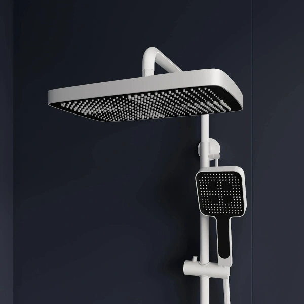 Душевая стойка RGW Shower Panels SP-35-W, белая фото в интернет-магазине «Wasser-Haus.ru»