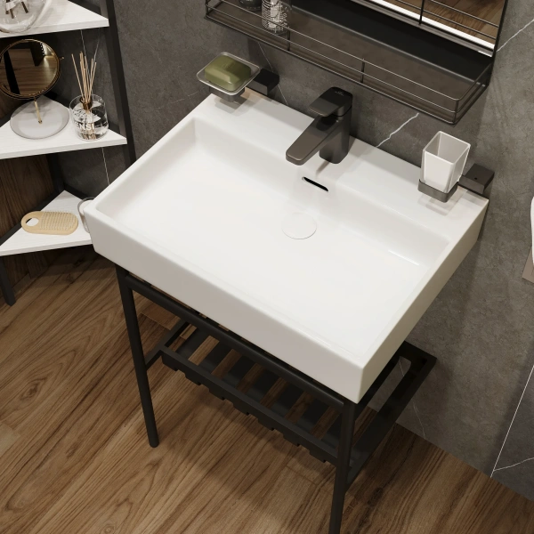 Смеситель для раковины Ideal Standard Ceraplan BD222XG черный фото в интернет-магазине «Wasser-Haus.ru»