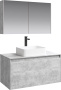 Мебель для ванной Aqwella 5 stars Mobi 100 бетон светлый фото в интернет-магазине «Wasser-Haus.ru»
