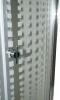 Душевой уголок Parly Z9111 90x90, с поддоном, профиль хром, стекло прозрачное с узором фото в интернет-магазине «Wasser-Haus.ru»