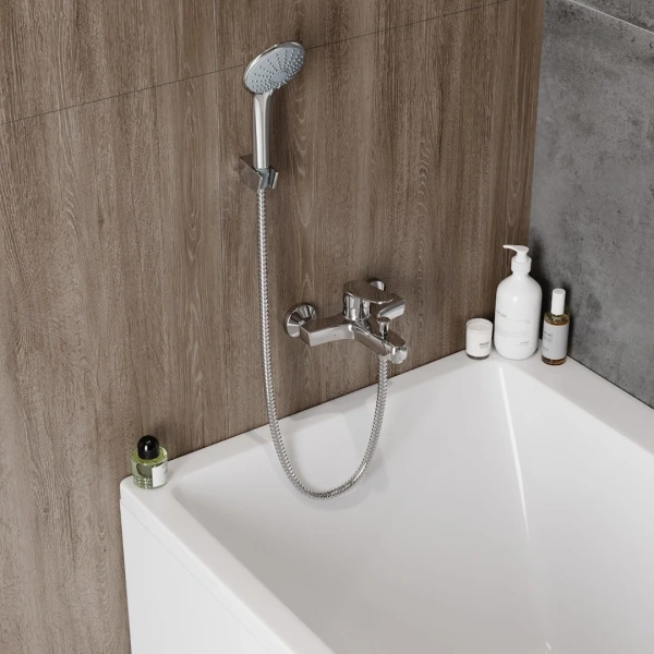 Смеситель для ванны с душем Teymi Ritta T10207, хром фото в интернет-магазине «Wasser-Haus.ru»