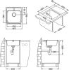 Мойка кухонная Alveus Basic 140 сталь фото в интернет-магазине «Wasser-Haus.ru»