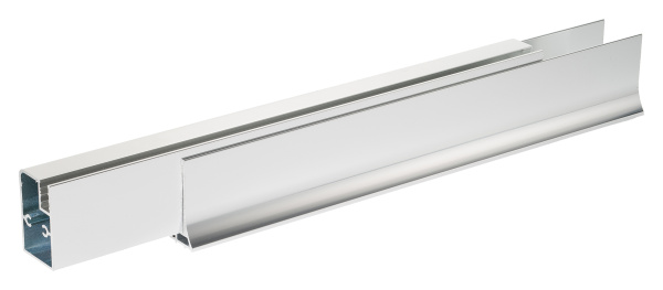 Душевой уголок Vegas Glass ZP+ZPV 100*80 08 01 профиль глянцевый хром, стекло прозрачное фото в интернет-магазине «Wasser-Haus.ru»