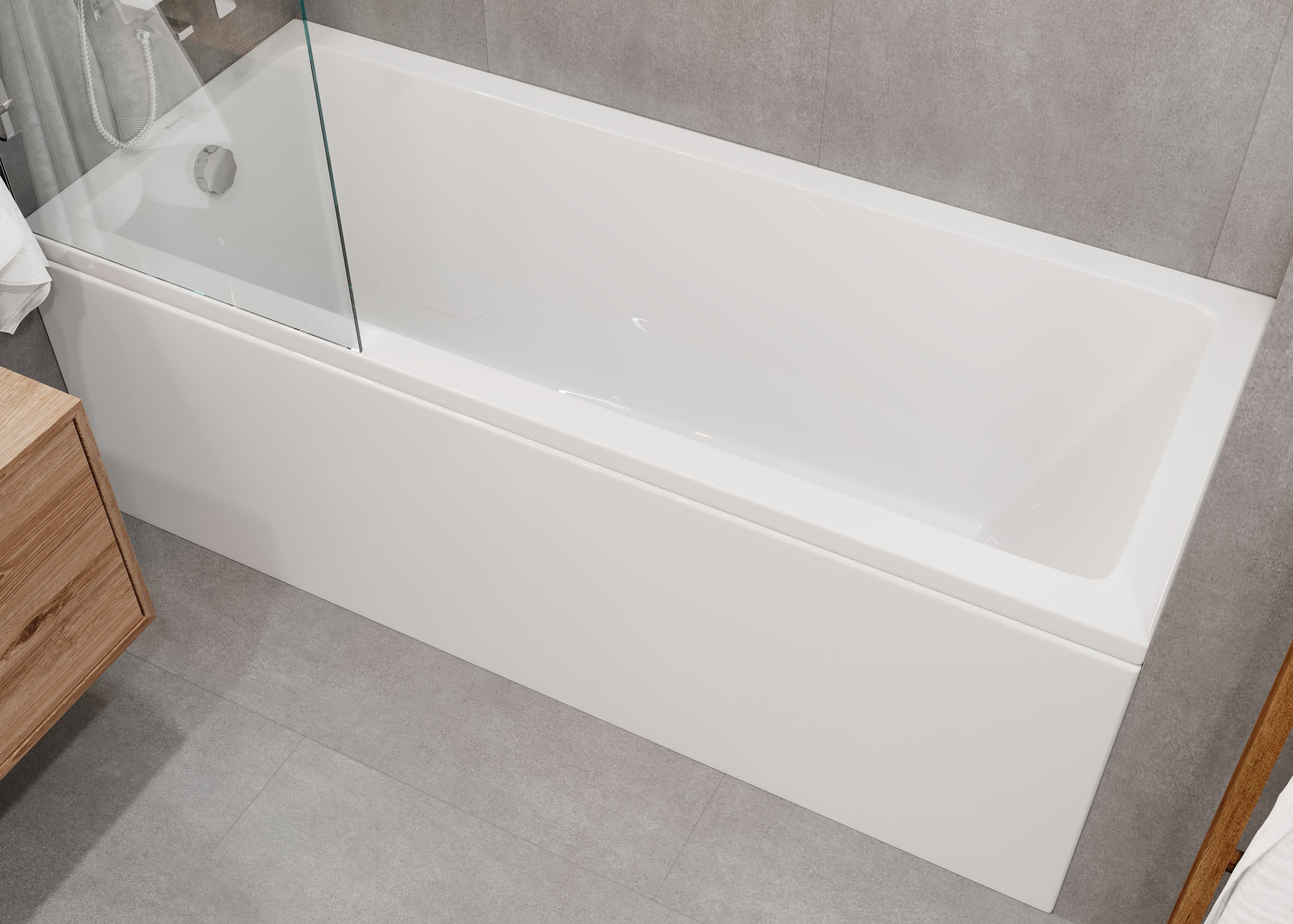 Акриловая ванна Vagnerplast Cavallo 170x75 ультра белая фото в интернет-магазине «Wasser-Haus.ru»