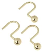 Крючки для шторы Carnation Home Fashions Ball Type Hook Brass