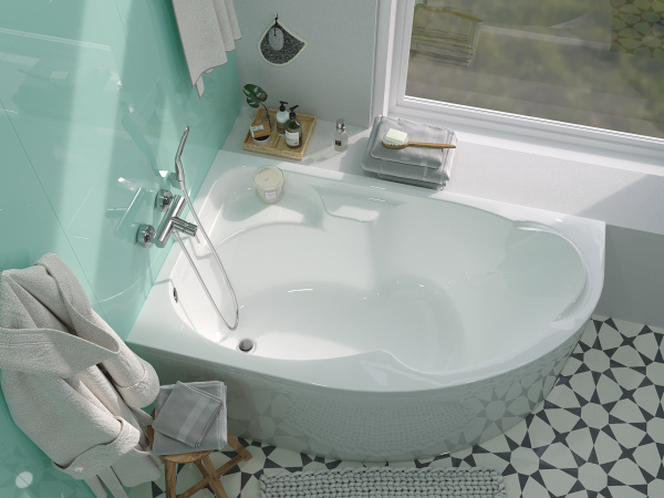 Акриловая ванна 1MarKa Diana 150x90 L фото в интернет-магазине «Wasser-Haus.ru»