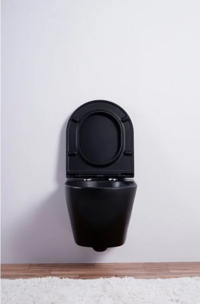 Унитаз подвесной Esbano Azalea ESUPAZALBM черный матовый фото в интернет-магазине «Wasser-Haus.ru»
